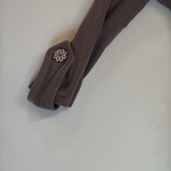 MATILDA JANE Gypsy Blue 2009 Cocoa Brown Hooded Ruffled Willow Women's Small HTF - Picture 4 of 7